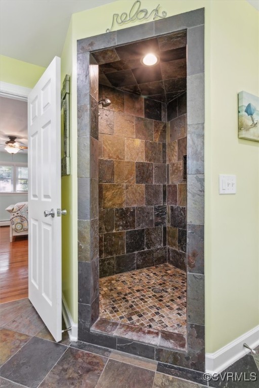 3124 North Riverside Drive Lanexa, VA 23089 - Photo 30 of 50 a bathroom with a glass shower door