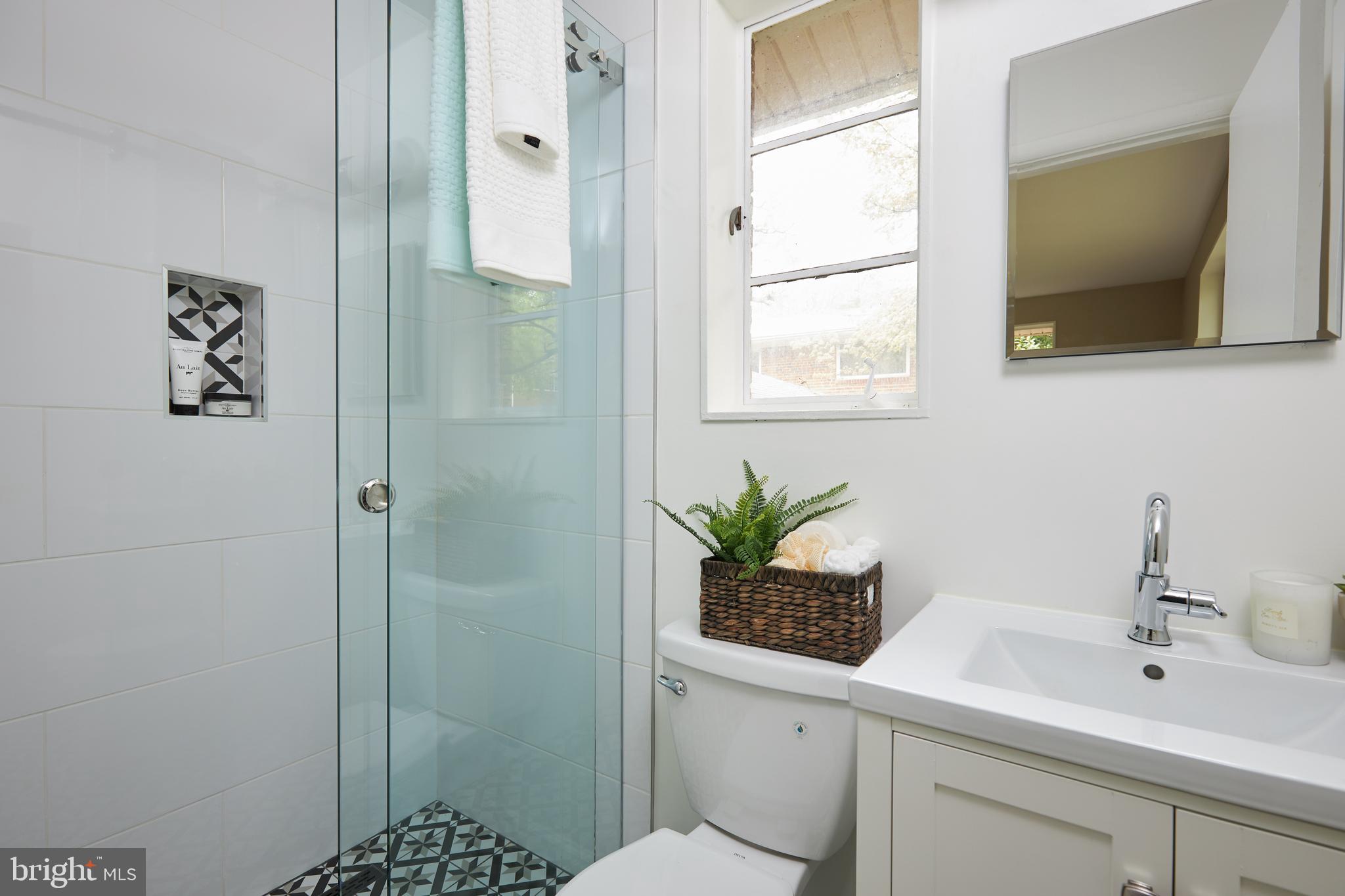 2408 Harmon Road Silver Spring, MD 20902 - Photo 20 of 38 Chic, modern master bath (gutted & remodeled)