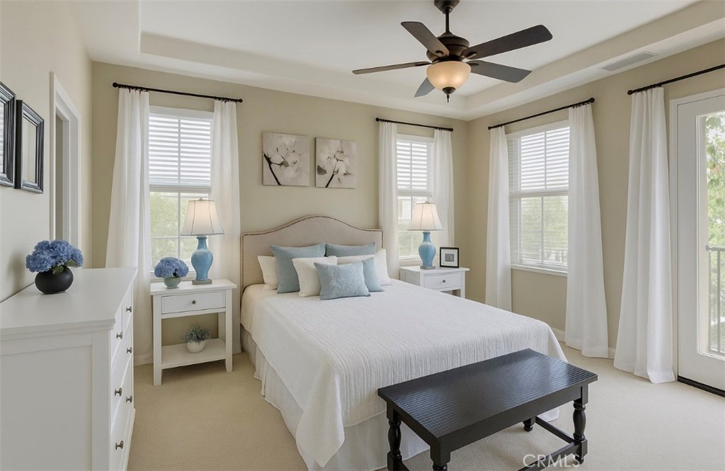 254 Kempton Irvine, CA 92620 - Photo 13 of 18 a bedroom with a bed and a window