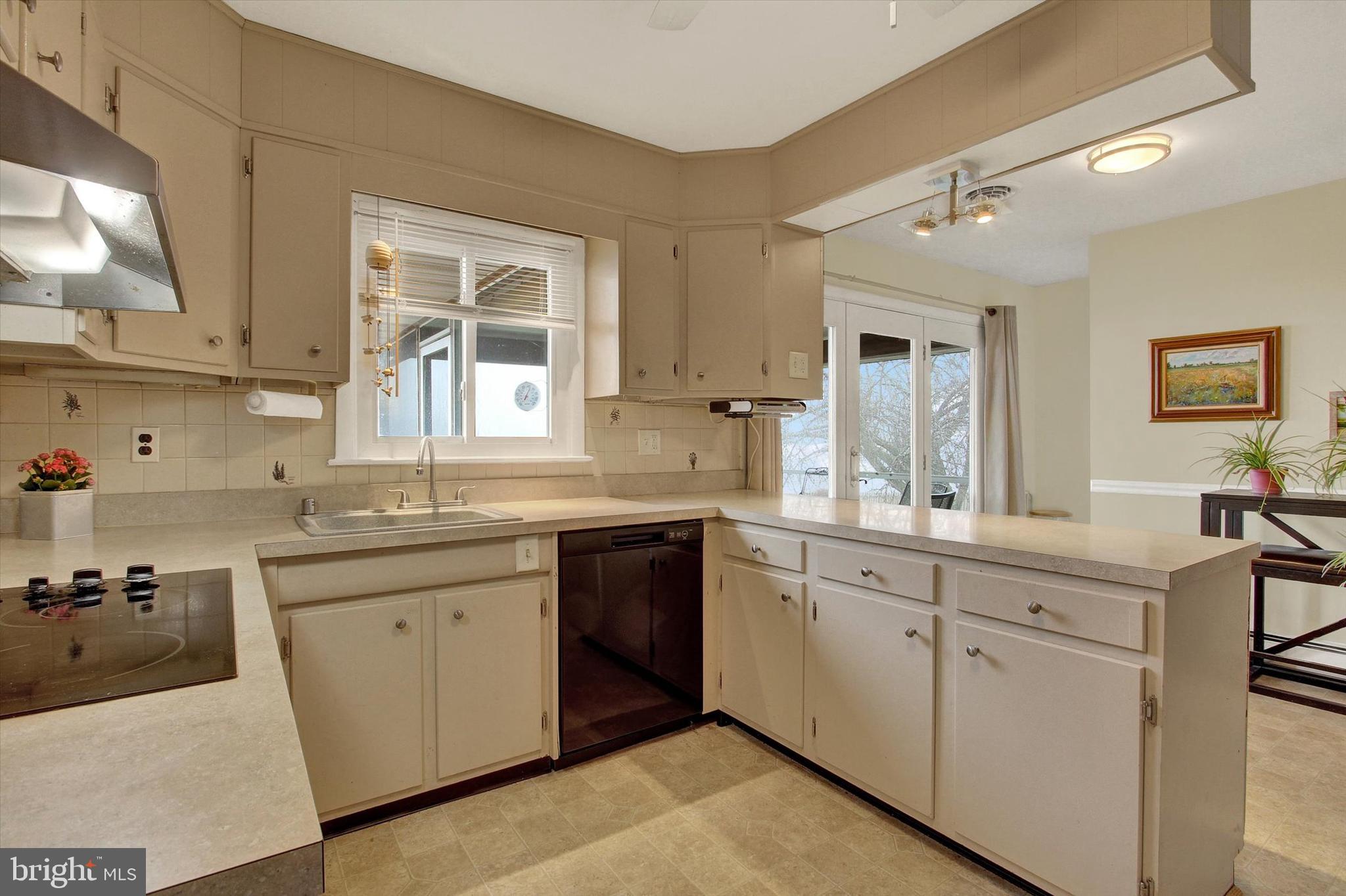 110 Lees Mill Road Hampstead, MD 21074 - Photo 16 of 39 a kitchen with sink cabinets and window