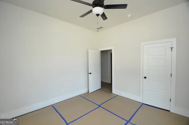 a view of an empty room