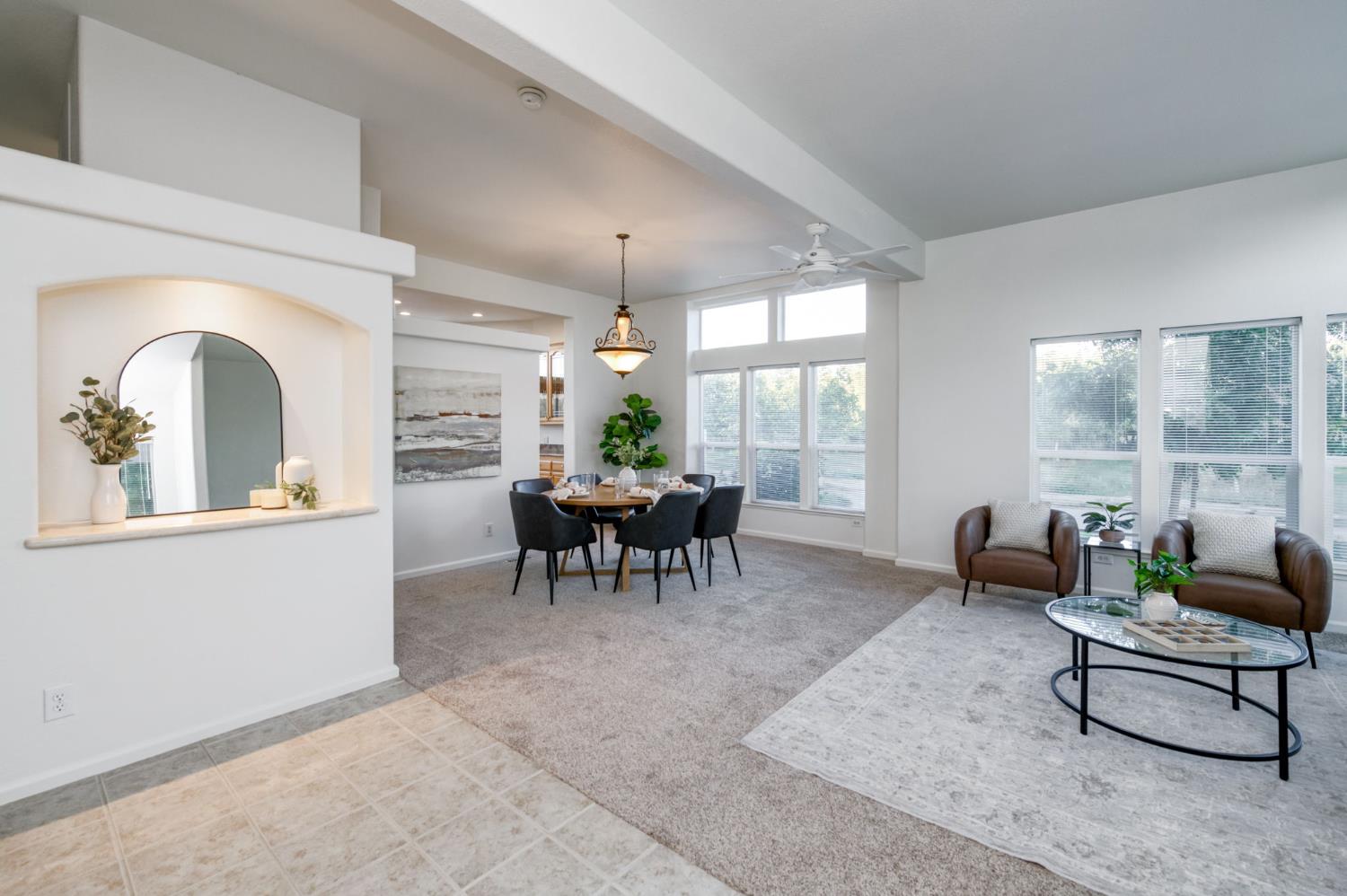 8646 Cairo Avenue Laton, CA 93242 - Photo 5 of 38 a living room with furniture and a large window