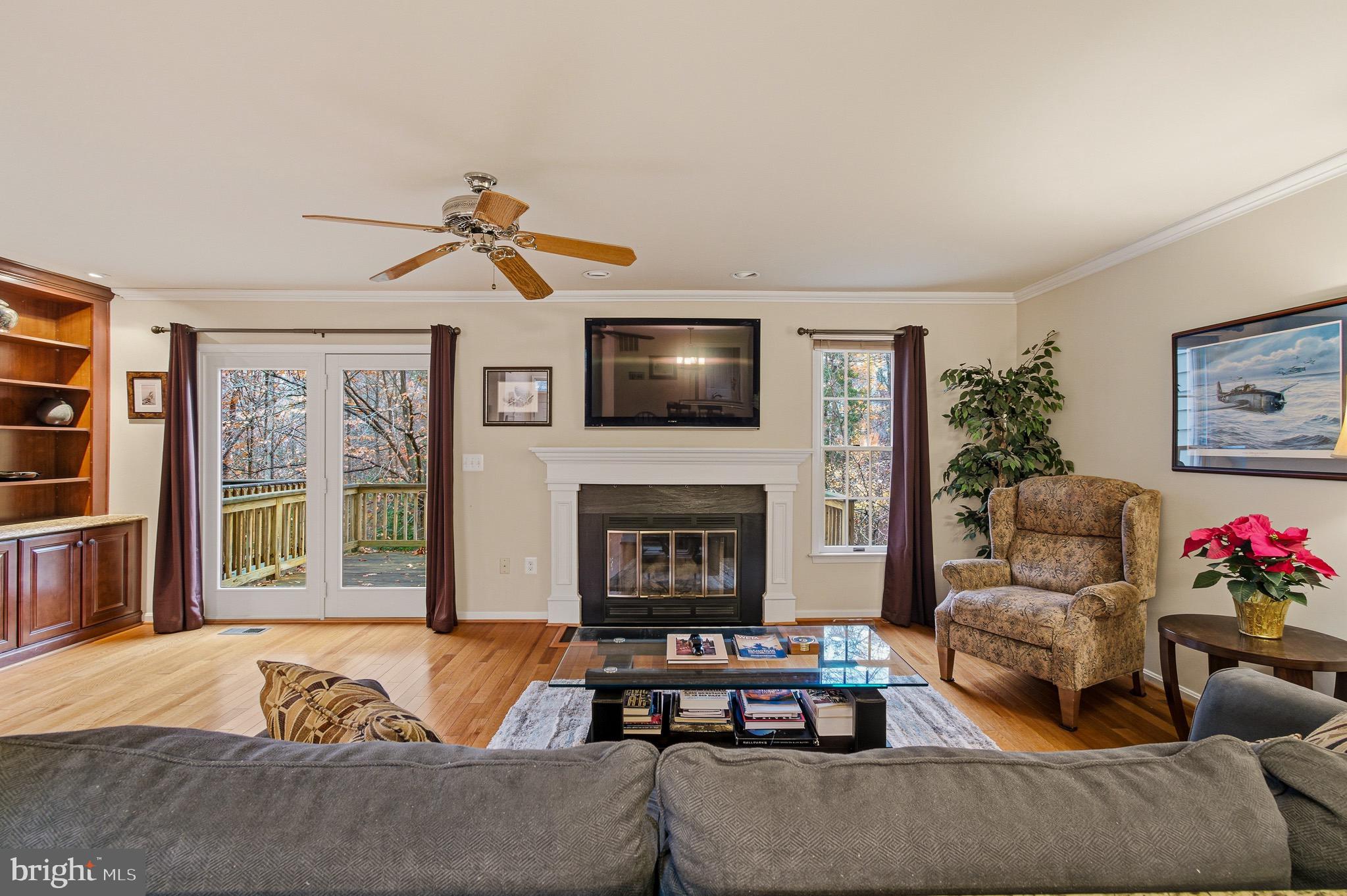 134 Spring Pl Way Annapolis, MD 21401 - Photo 15 of 59 a living room with furniture fireplace and flat screen tv