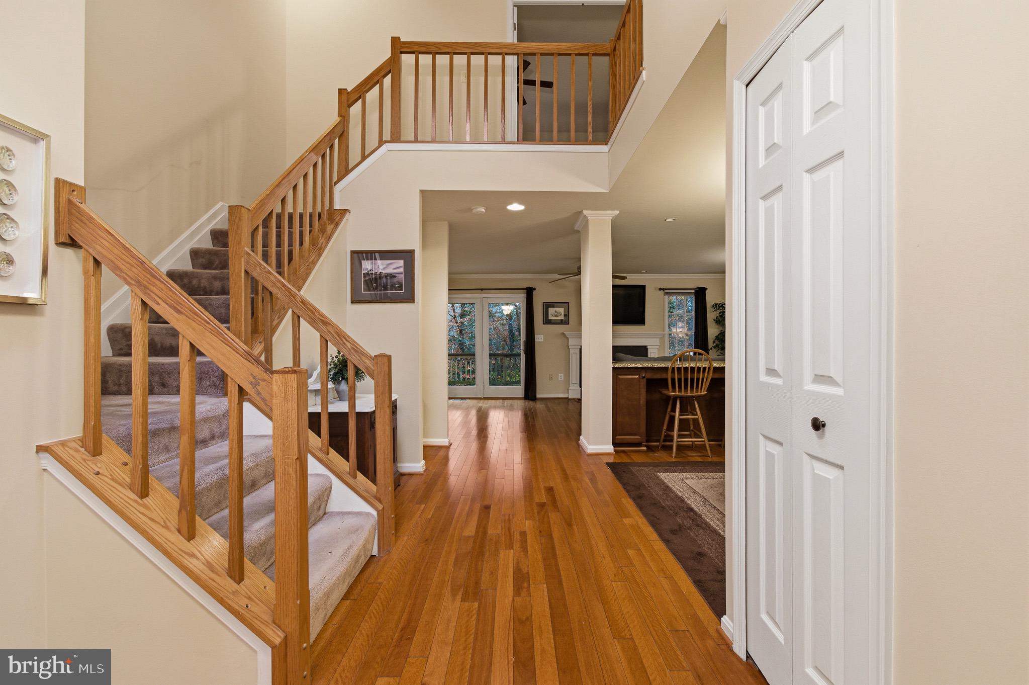 134 Spring Pl Way Annapolis, MD 21401 - Photo 5 of 59 a view of entryway and hall with wooden floor