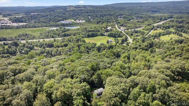 a view of a yard with a trees