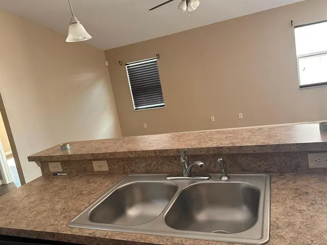 a close view of sink and tap