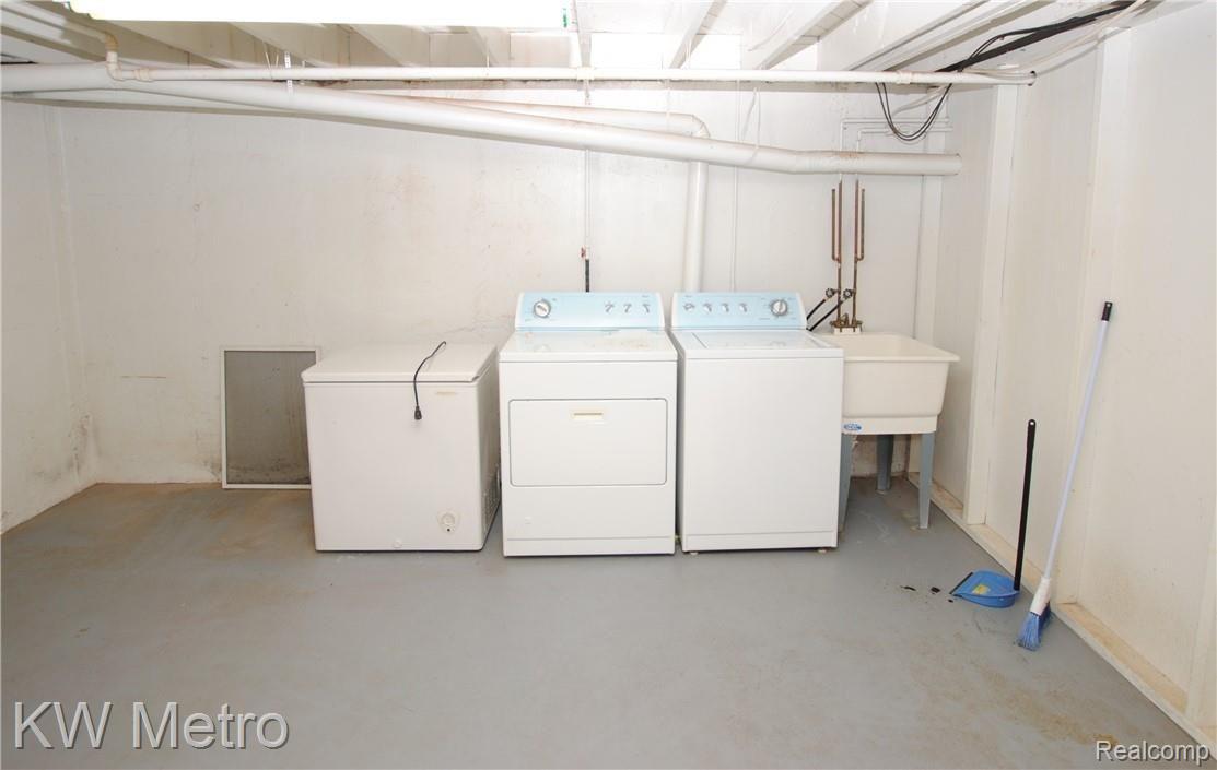 729 West Maple Road Clawson, MI 48017 - Photo 24 of 29 Storage Room / Laundry Room