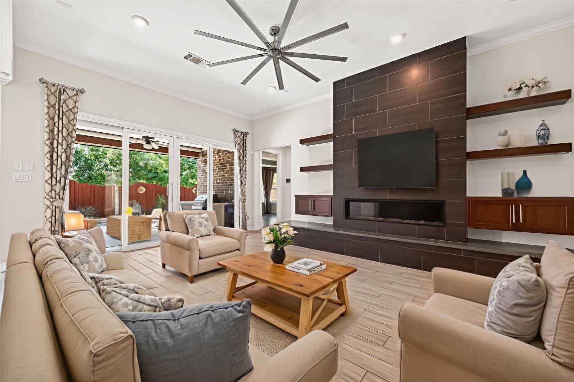 51 Scepter Ridge Sugar Land, TX 77498 - Photo 3 of 46 a living room with furniture and a flat screen tv