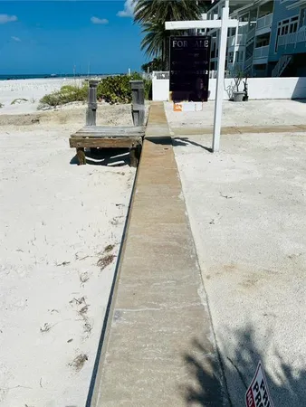 a view of building with an outdoor space