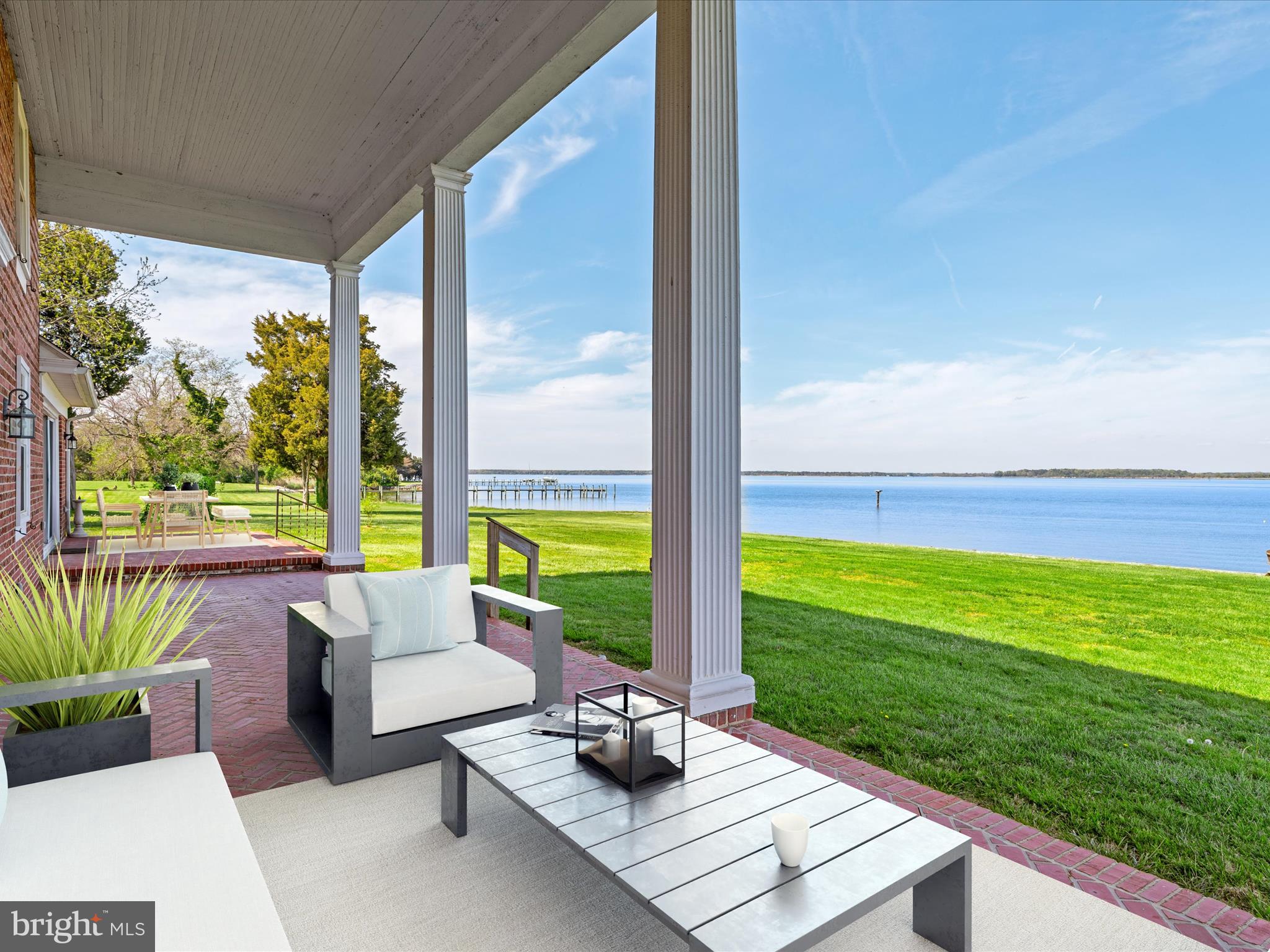 5917 Horns Point Road Cambridge, MD 21613 - Photo 50 of 107 Virtually Staged Covered Patio