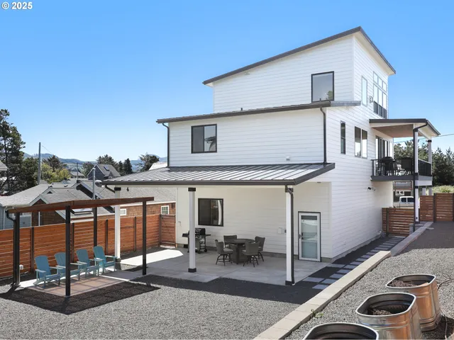 a view of a house with patio