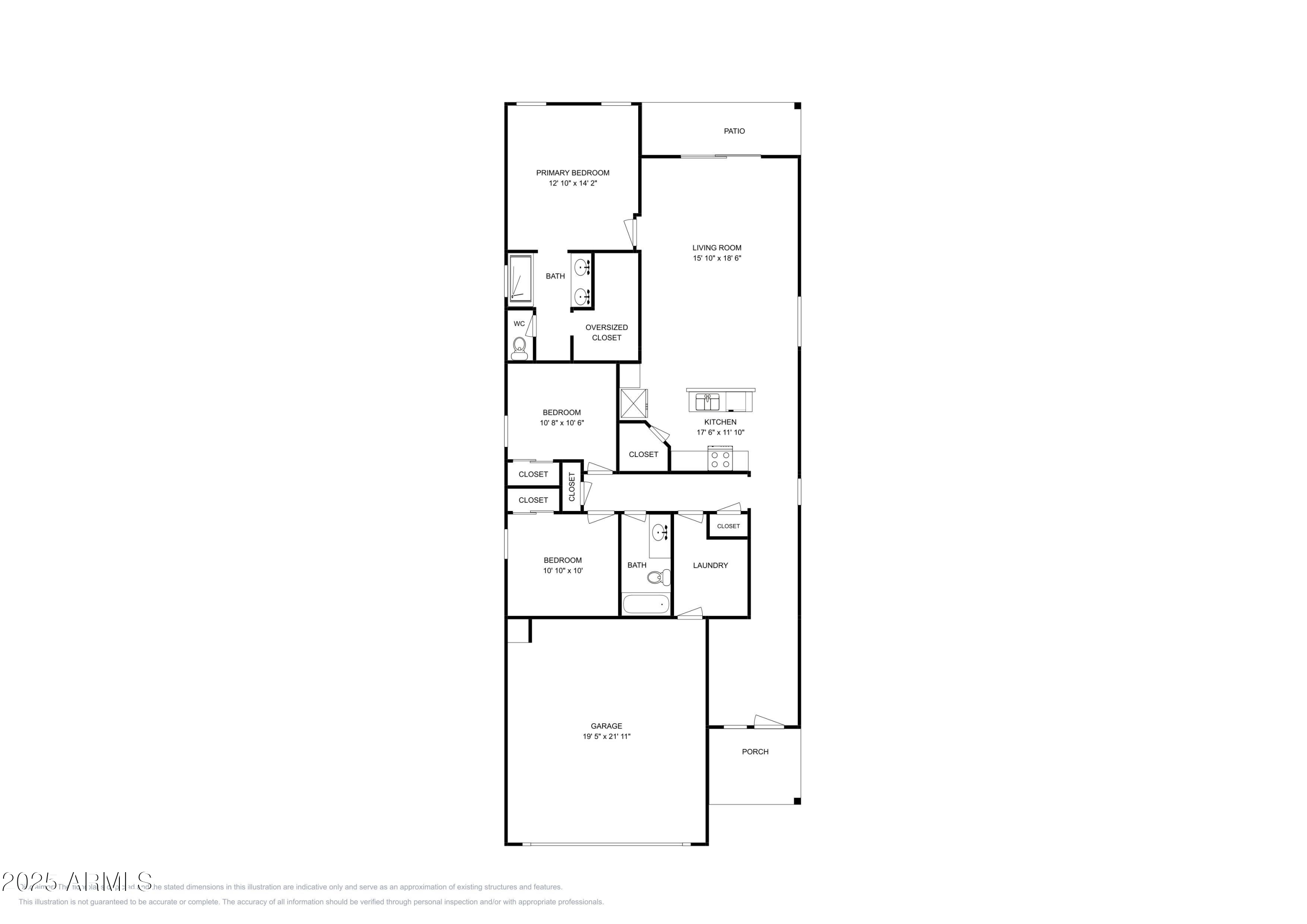 5288 Iridium Way San Tan Valley, AZ 85143 - Photo 16 of 16 a picture of a floor plan