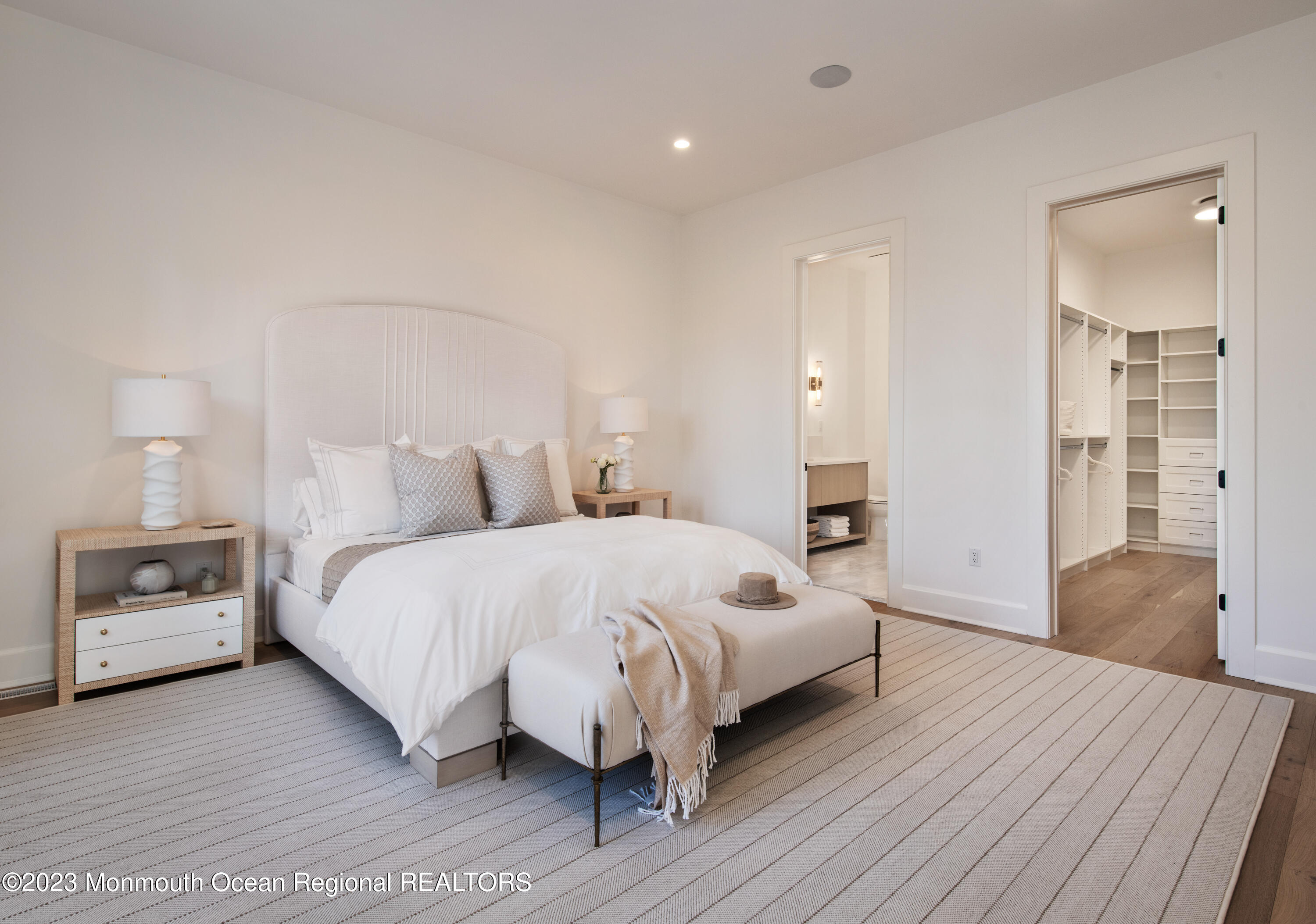 7 Bingham Avenue Rumson, NJ 07760 - Photo 8 of 14 a bedroom with a bed and wooden floor