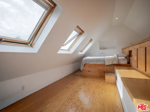 a view of front door and bedroom