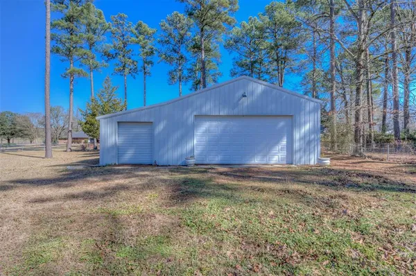 a backyard of a house