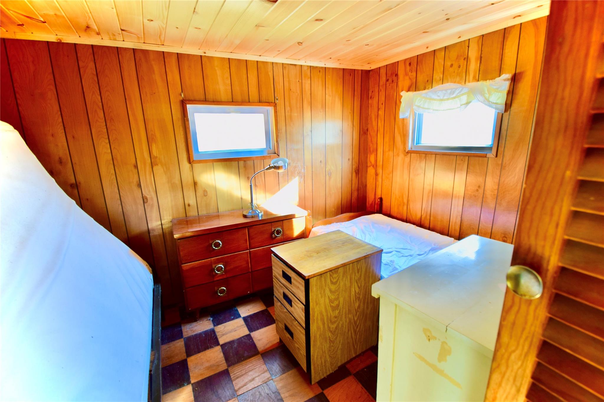 339 Mountain Lake Road Andes, NY 13731 - Photo 25 of 36 Bedroom featuring wooden walls and wooden ceiling