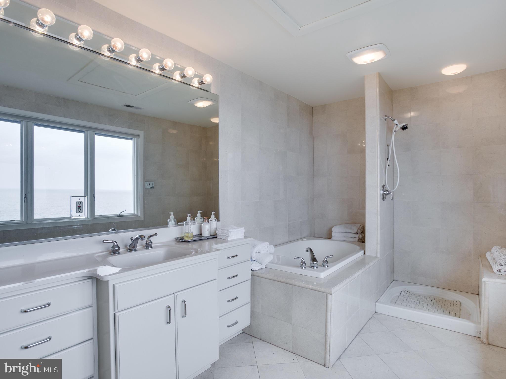 2688 Aspen Road Port Republic, MD 20676 - Photo 18 of 28 Separate Shower-Tub, mirrored to capture the view!