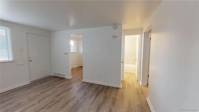 wooden floor in an empty room