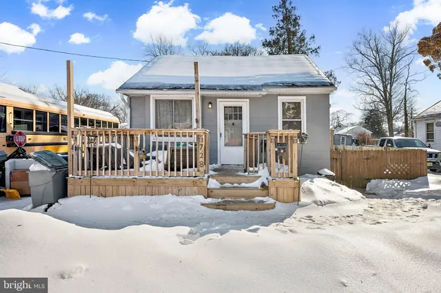 a view of a house with a patio