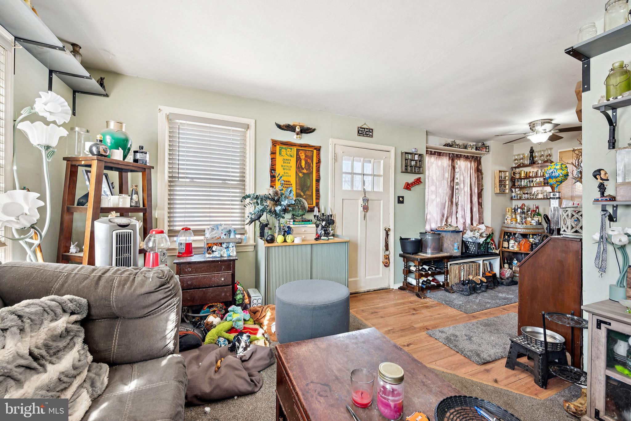 728 Haverford Avenue Maple Shade, NJ 08052 - Photo 12 of 17 a living room with furniture and a potted plant