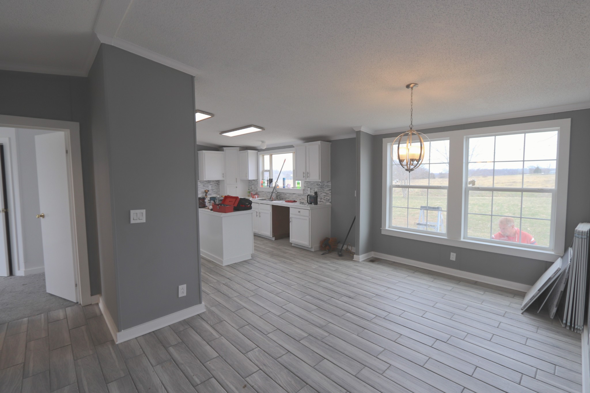 539 Cook Road Portland, TN 37148 - Photo 6 of 17 a view of a kitchen with wooden floor and a window