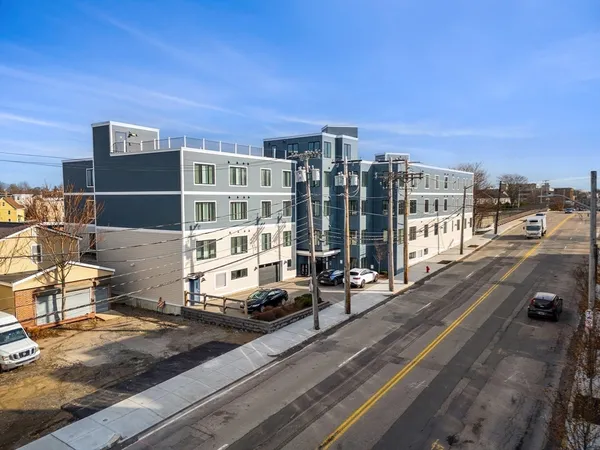 a city view with tall buildings