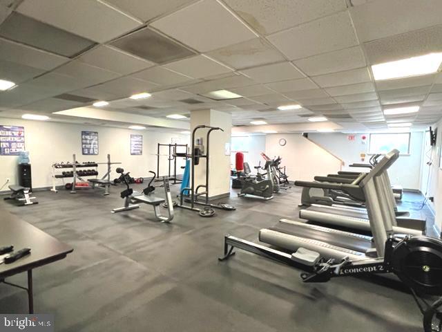 2111 Wisconsin Avenue Northwest, Unit 420 Washington, DC 20007 - Photo 24 of 28 a view of a room with gym equipment