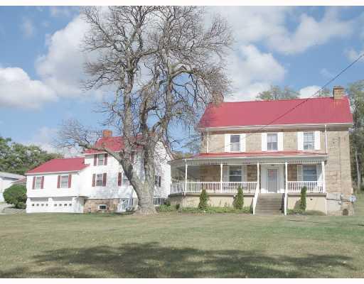Exterior Front. Beautiful Stone Farmhouse in Washington County
