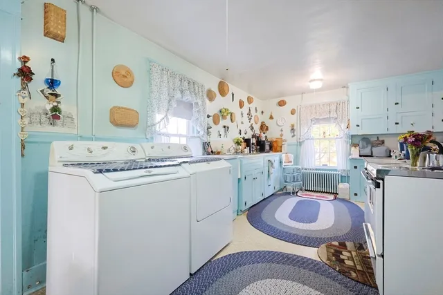 a room with furniture and window