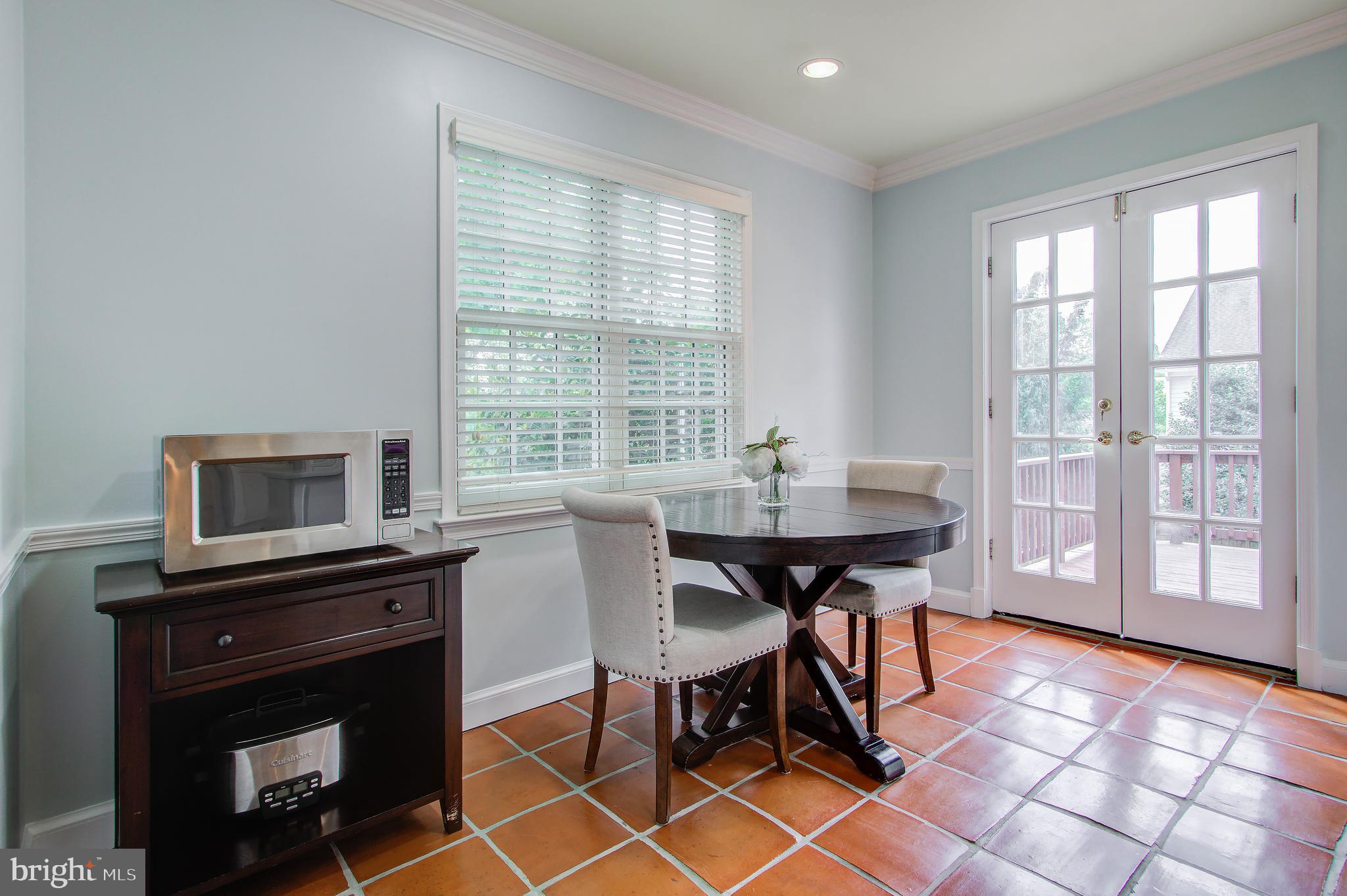 5814 Walton Road Bethesda, MD 20817 - Photo 9 of 29 dining area opens to deck