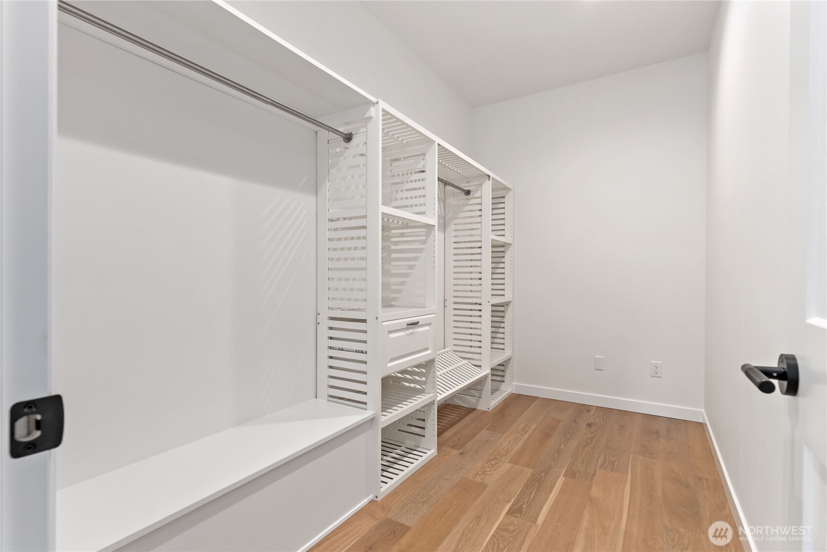 31 East Rhododendron Court Union, WA 98592 - Photo 28 of 38 a view of walk in closet with empty racks