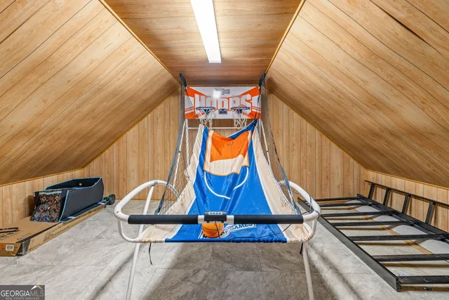 a view of outdoor space with seating