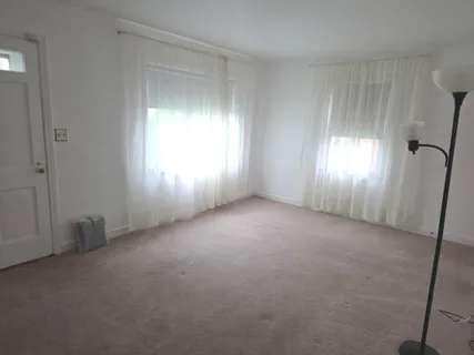 a view of empty room and window