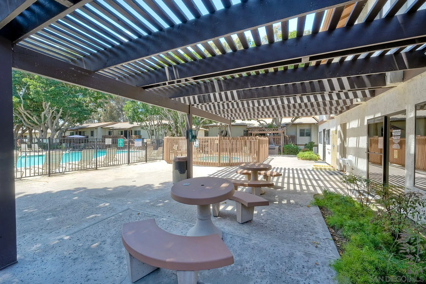 6358 Rancho Mission Road, Unit 623 San Diego, CA 92108 - Photo 16 of 21 a view of a porch with furniture