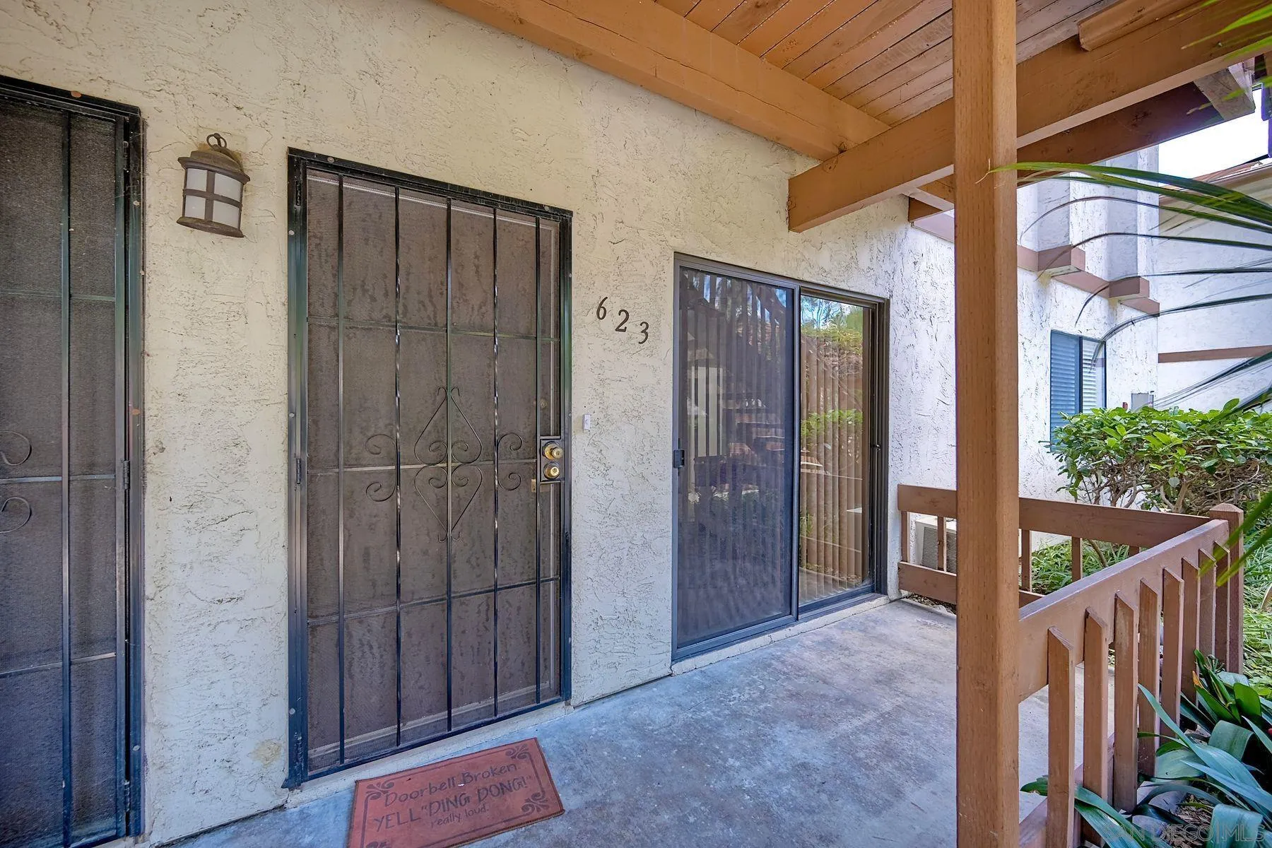 6358 Rancho Mission Road, Unit 623 San Diego, CA 92108 - Photo 19 of 21 a view of front door and porch