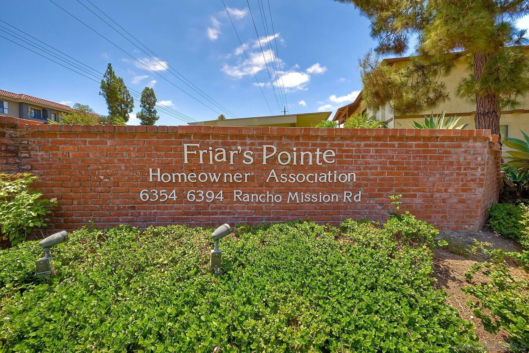 6358 Rancho Mission Road, Unit 623 San Diego, CA 92108 - Photo 3 of 21 a sign on the side of a building