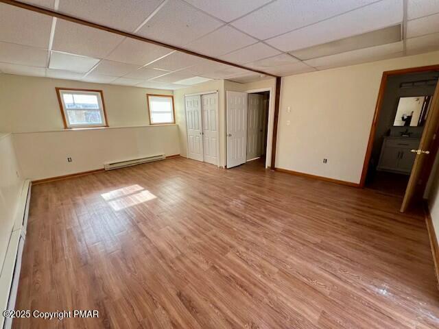 127 Louise Lane Bartonsville, PA 18321 - Photo 14 of 19 a view of an empty room with wooden floor and a window