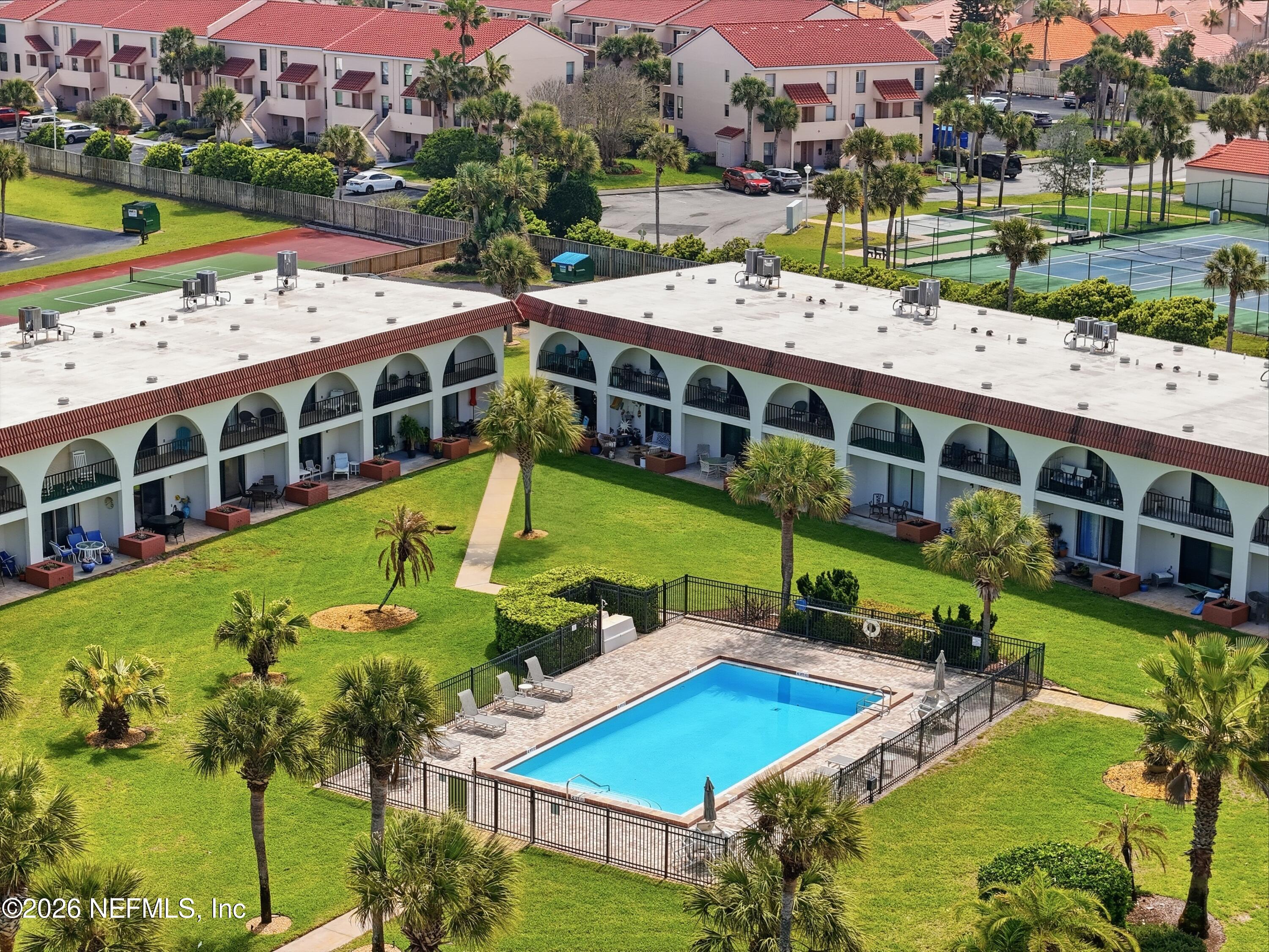 11 Dondanville Road, Unit 28 St. Augustine, FL 32080 - Photo 29 of 37 a aerial view of a house with a big yard