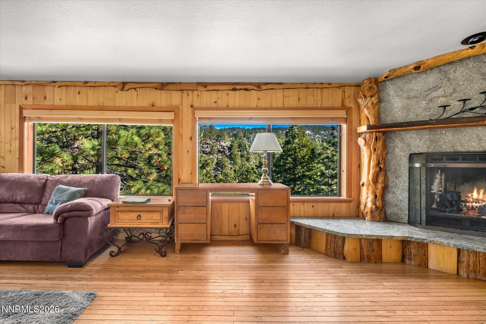 670 Riven Rock Road Zephyr Cove, NV 89448 - Photo 5 of 21 06-Living Room forest view