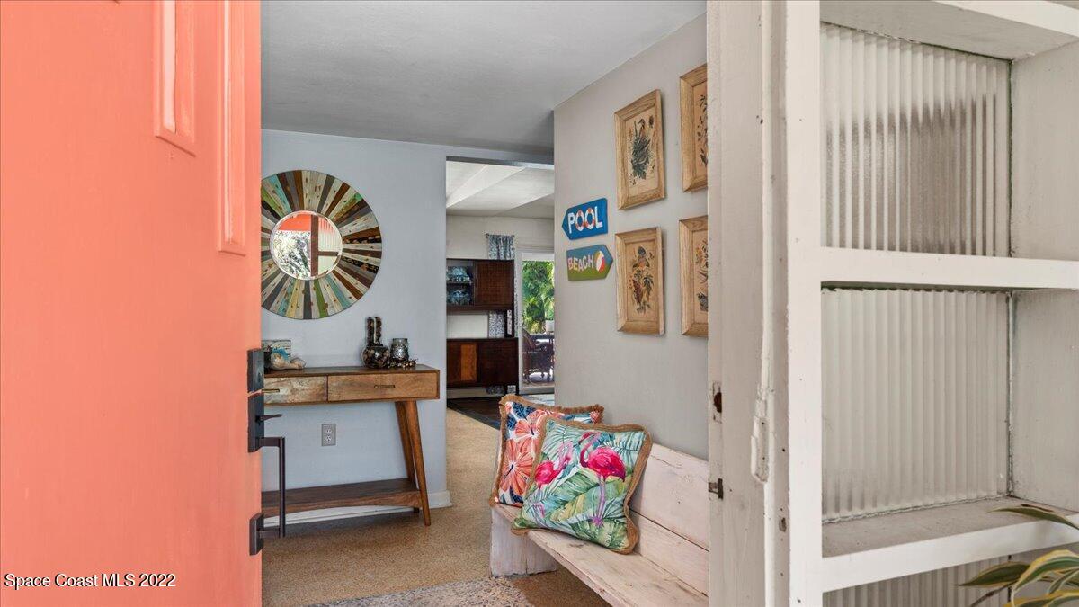 912 Bali Road Cocoa Beach, FL 32931 - Photo 11 of 48 a view of entryway and hall