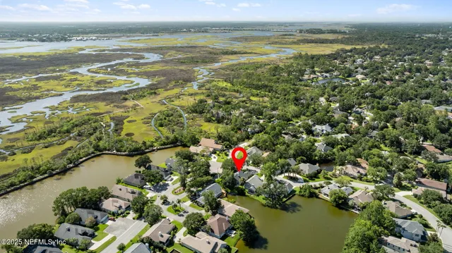 a view of a volley ball court