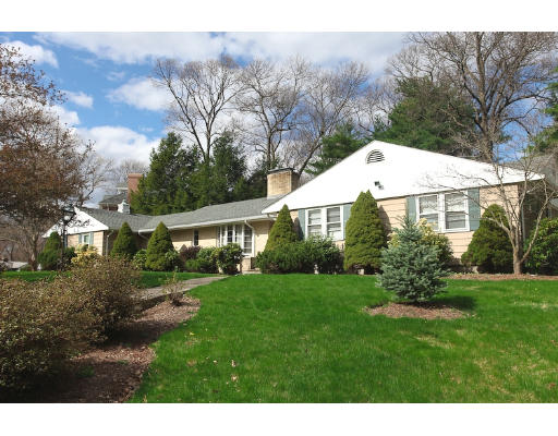 129 Longmeadow Road Belmont, MA 02478 - Photo 1 of 1 a view of house with a garden