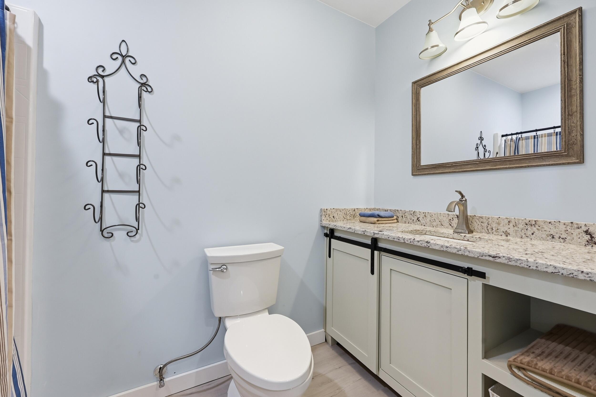 100 Collins Risk Road Georgetown, KY 40324 - Photo 60 of 84 Spacious bath offers large vanity with stone top and a 5' low threshold shower.