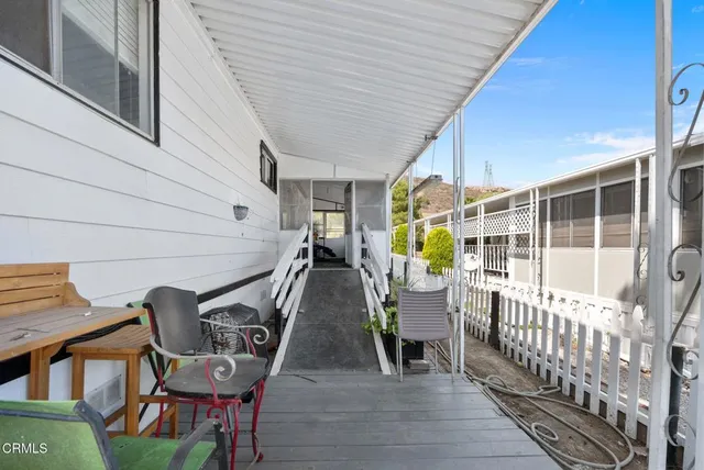 a view of outdoor seating