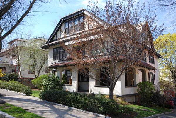 51 Winthrop Road, Unit 2 Brookline, MA 02445 - Photo 1 of 20 a view of a building with a garden