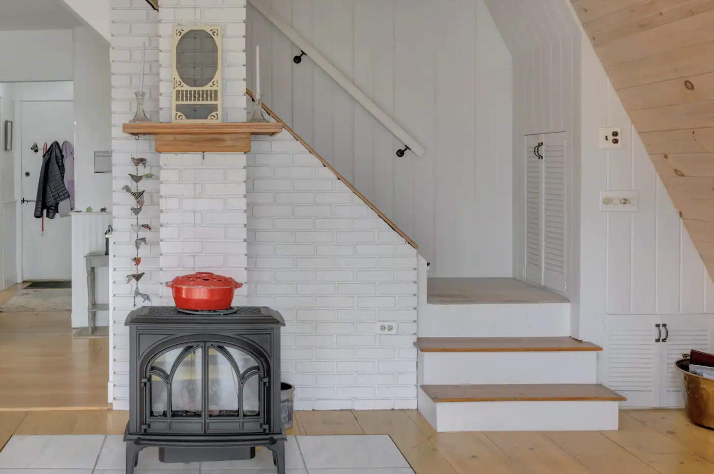 85 Wilson Cove Road Harpswell, ME 04079 - Photo 2 of 24 living room stove