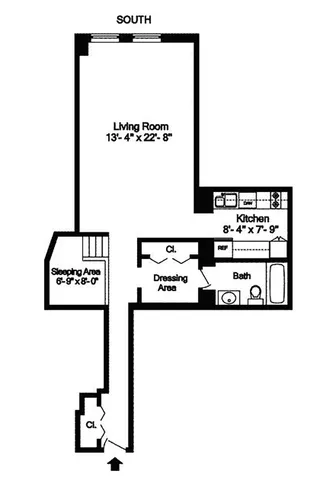 $529,000 | 250 West 27th Street, Unit 5K | Chelsea