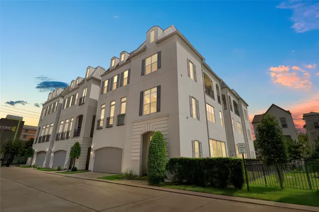 a front view of a building