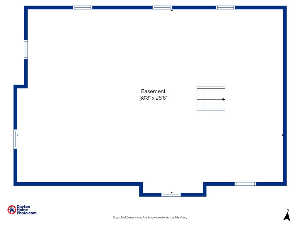 1237 Laurelwood Road Dayton, OH 45409 - Photo 53 of 56 Visualize potential layouts within this spacious basement, offering ample room for customization.