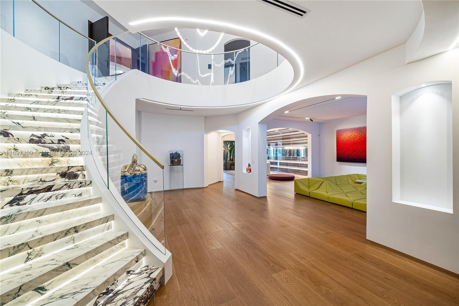6580 Allison Road Miami Beach, FL 33141 - Photo 14 of 94 Double hight ceiling entrance